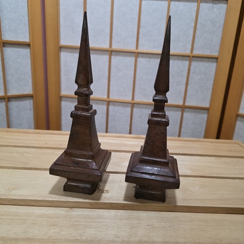 Pair architectural finials - pair,