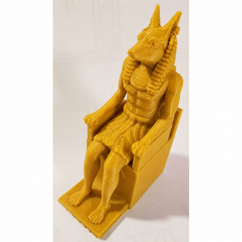 15cm egyptian god sitting - god,