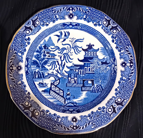 Burleigh ware blue white - burleigh,