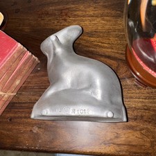 Vintage Cast Aluminum Rabbit Easter Bunny Chocolate Candy Mold