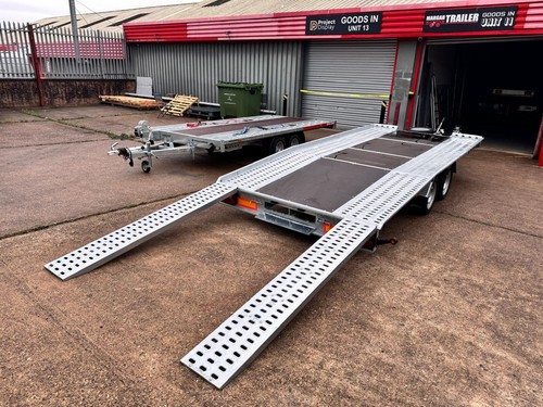 Beaver tail trailer - tail, axle