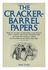 Levitt, Stan The Cracker-Barrel Papers / Stan Levitt 1977 First Edition Hardcove