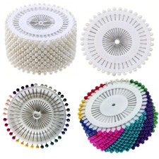 PEARL HEAD PINS UPHOLSTERY DRESSMAKER SEWING ROSETTE HIJAB PINS CRAFTS ART&CRAFT