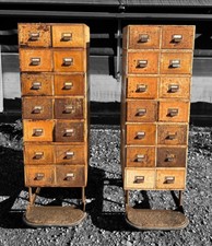 VINTAGE SHOP  PIGEON HOLE FILLING CABINETS c1950 /WINE STORAGE