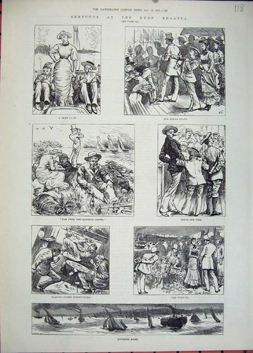 Original old antique print - original,
