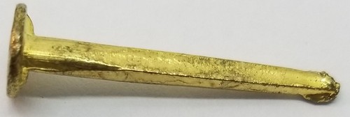 Brass trunk nails long - brass,
