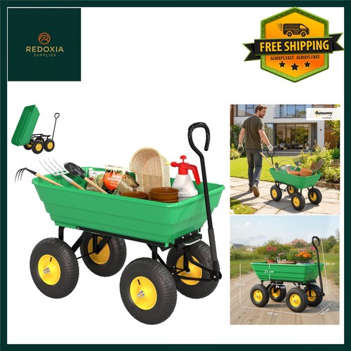 Heavy duty garden dump cart - duty,