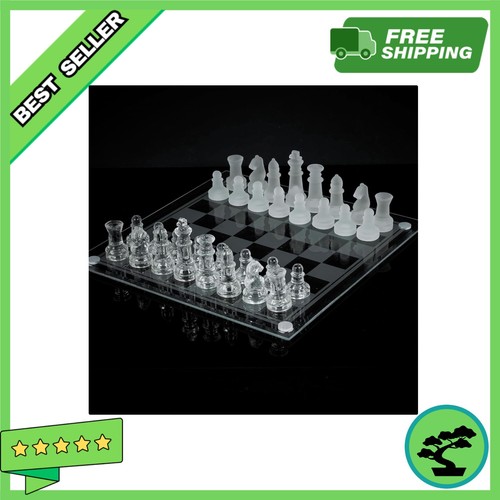 Elegant glass chess set - glass,