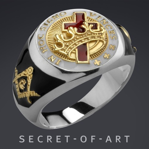 Knights templar ring masonic - templar,