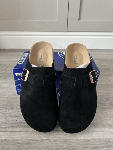 Birkenstocks suede black - suede,