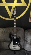 Fender Troy Sanders Jaguar Silverburst Bass With Elixir Strings With Gigbag