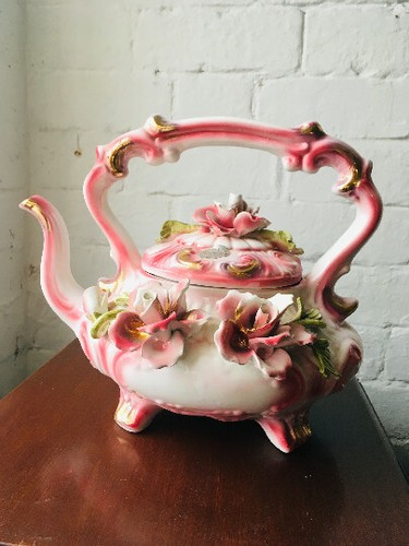 Capodimonte tea pot large - capodimonte,