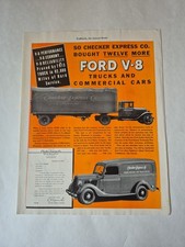 Vintage Ford V-8 Trucks Print