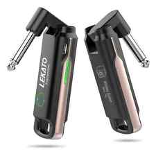 Guitar Wireless System Rechargeable Wireless Guitars Tx/Rx Bass Jack Lead WS-70