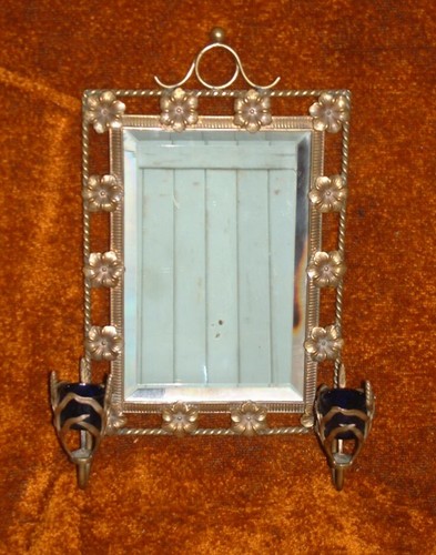 Vintage wall mirror gilt with - wall,