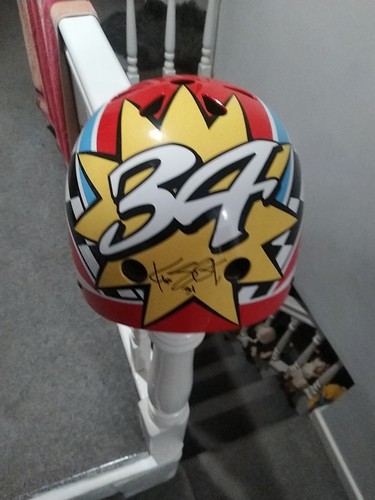 Kevin schwantz helmet - kevin,