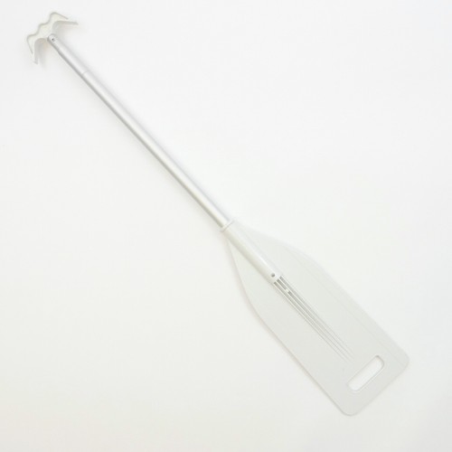 Telescopic white aluminum boat - aluminum,