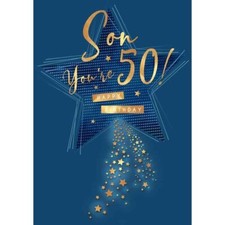 SON 50TH BIRTHDAY GREETING
