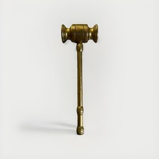 Gavel  Judge Auctioneer Brass