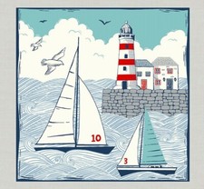 Fabric Picture Panel Sailing