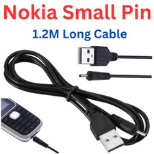 USB Cable Small Pin 2mm Conector For Nokia 2600 Classic, 2630, 2680 Slide, 2760