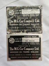 Set Of Two 1956 - 59 MG