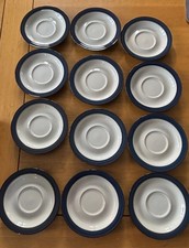 12 Denby Boston Blue Tea