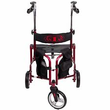 Antar Premium 3 Wheel Rollator Tricycle Rollator Lightweight with Seat and Back Strap
