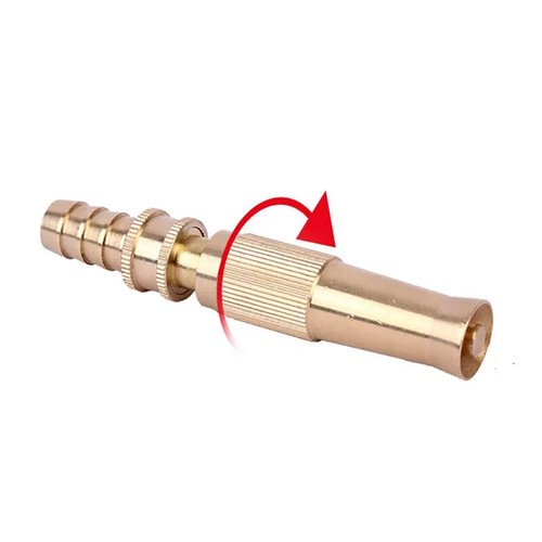 Solid brass garden - brass, nozzle