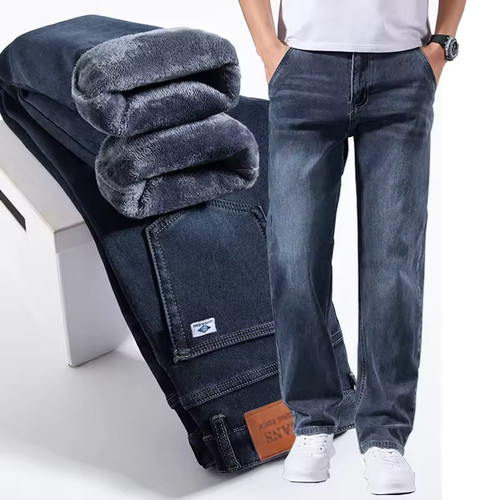 Men winter fleece lined - fleece,