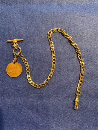 Gold plated single albert - single,