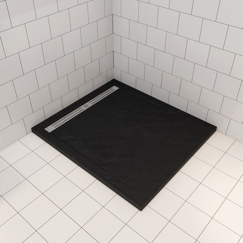 Black stone tray 1200x800mm - tray,