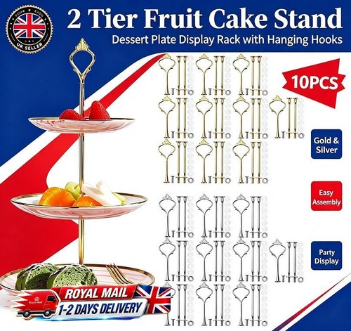 Set tiers cake plate - 10-set,