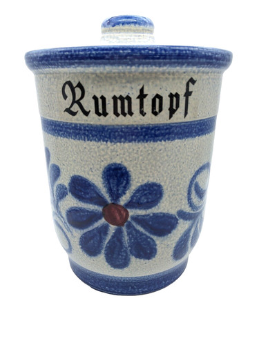 German rumtopf glazed - german,