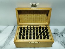1/8" ALPHABET AND NUMBER PUNCH SET PUNCHES STAMPS REF1469