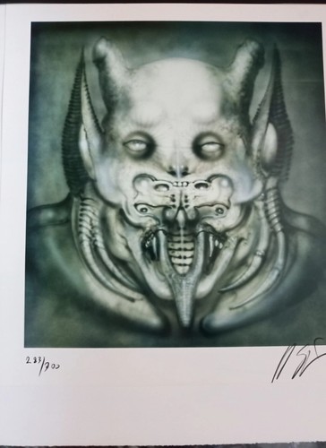 Giger lithographie dämon - lithographie,