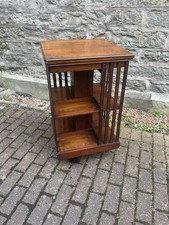 Antique Revolving Bookcase /