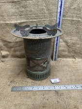 VINTAGE ORIGINAL RIPPINGILLES CAMPING STOVE CHIMNEY & TRIVET