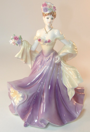 Coalport ltd ed flower - 1/2",