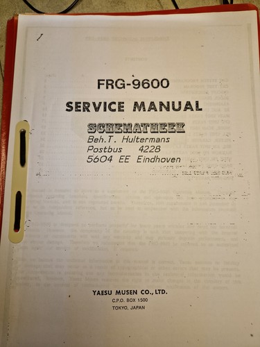 Yaesu frg 9600 - frg, 9600/965/8600