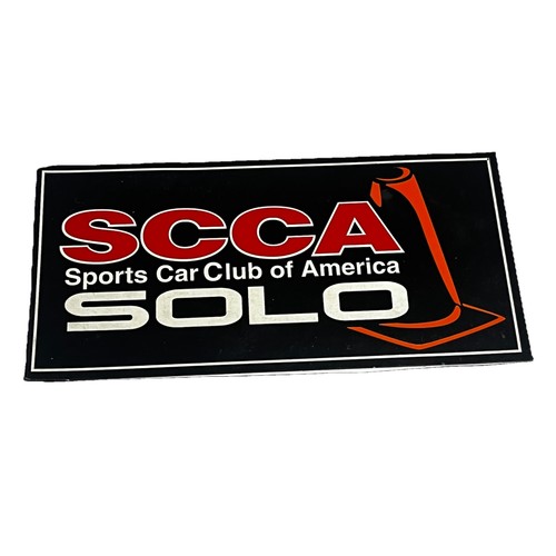 Vtg scca solo - solo, event