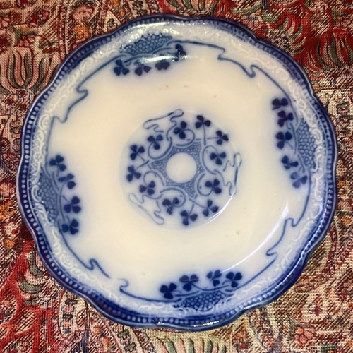 Flow blue butter pat wh - butter,