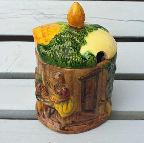 Vintage handpainted preserve - vintage,
