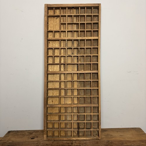 Vintage wooden printers tray - vintage,