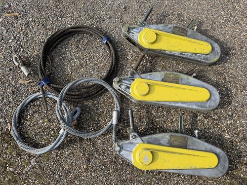 Tirfor manual winch - manual, (x3)