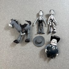 Toy Story Woody Jessie Stinky Pete Bullseye Figures 6" Set Disney Pixar Gray