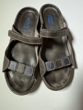 Wolky Leather Sandals Gray