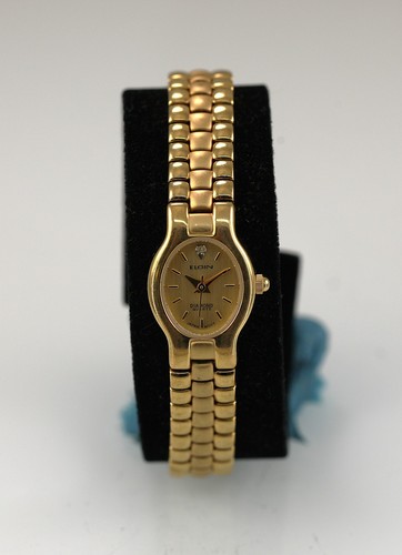 Elgin diamond watch women gold - watch,