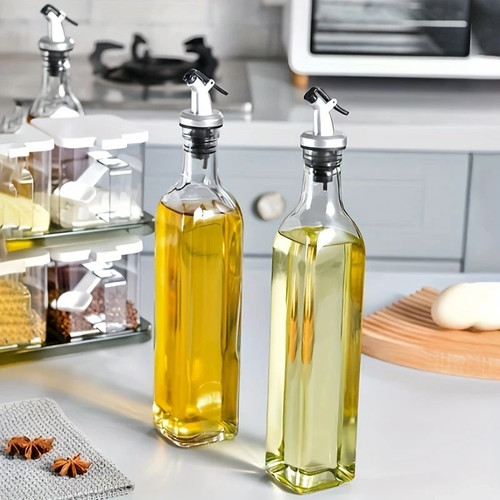 Glass olive oil pourer - olive,