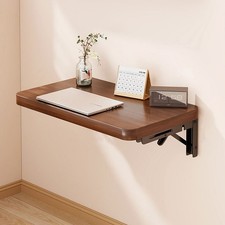 Folding Wall Mounted Table Drop-leaf Dining Table Computer Desk Storage Shelf UK